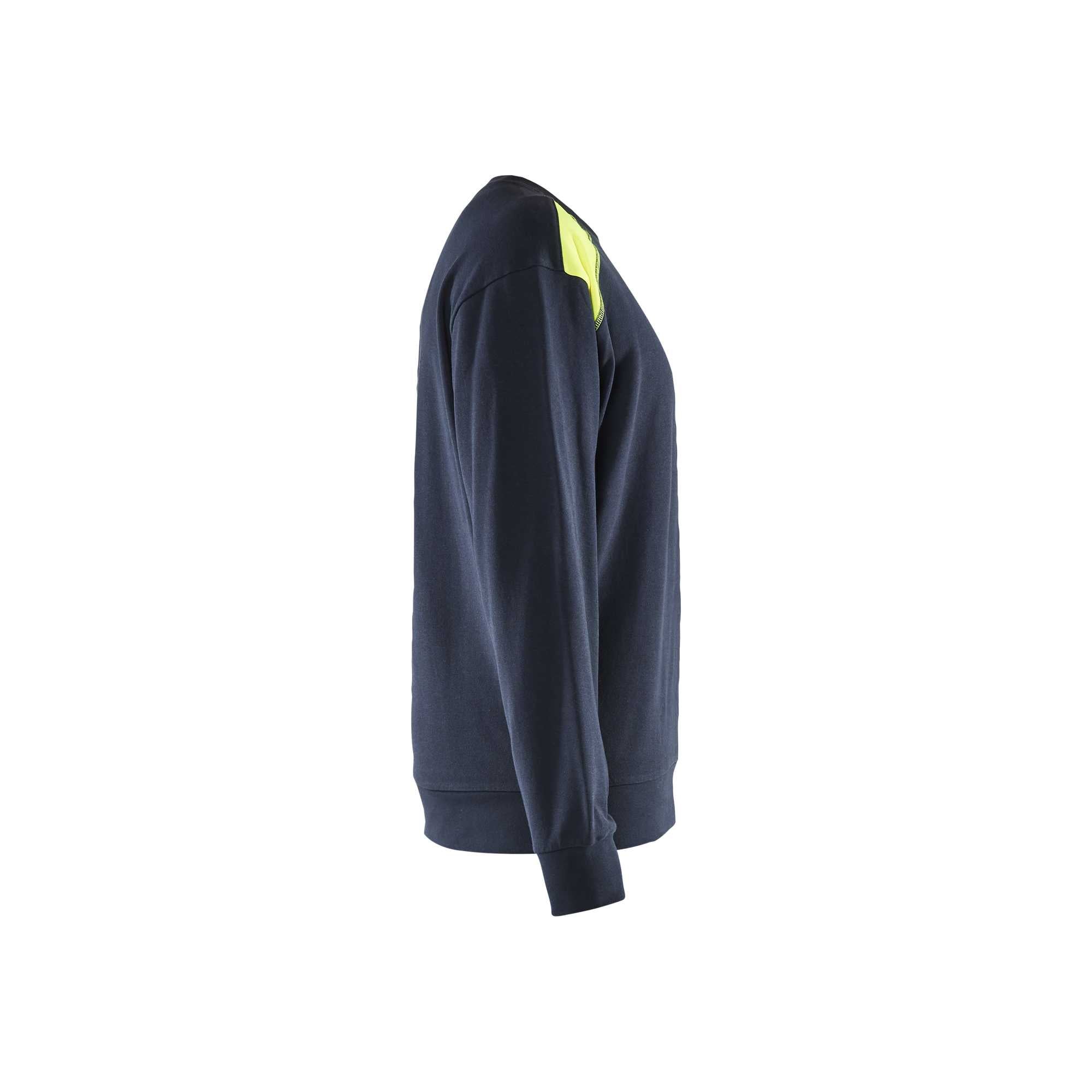 BLAKLADER 35801158 Sweatshirt Hi Vis Reflective Work Sweatshirt MEN - 100% Cotton